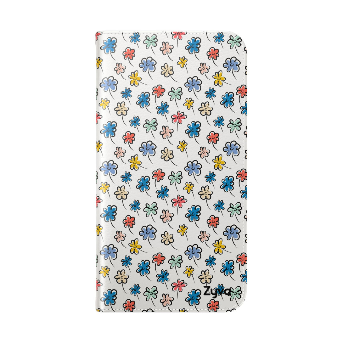 Sunny Scribbles Phone Folio Case