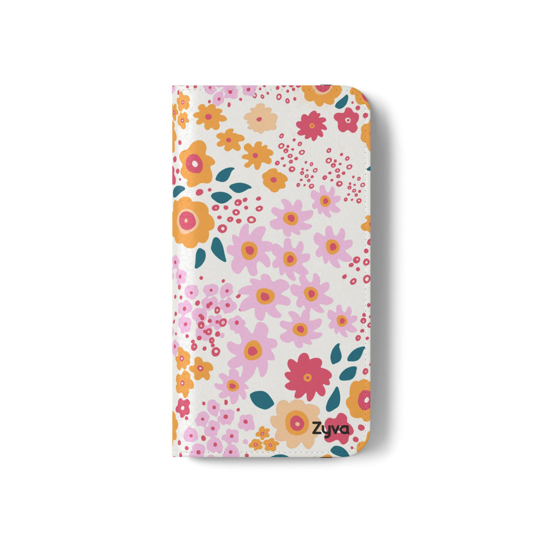 Floral Confetti Phone Folio Case
