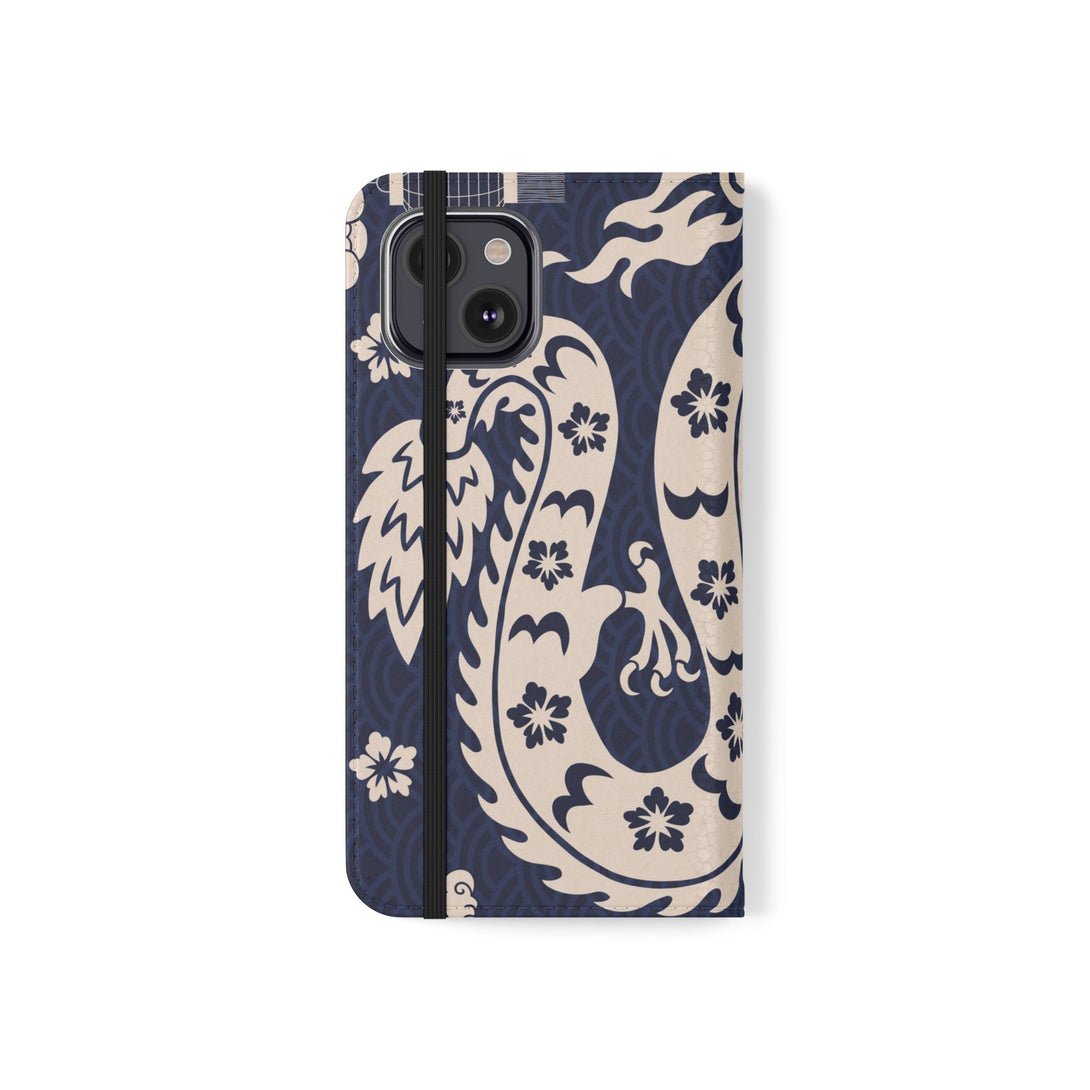 Sakura Serpent Phone Folio Case