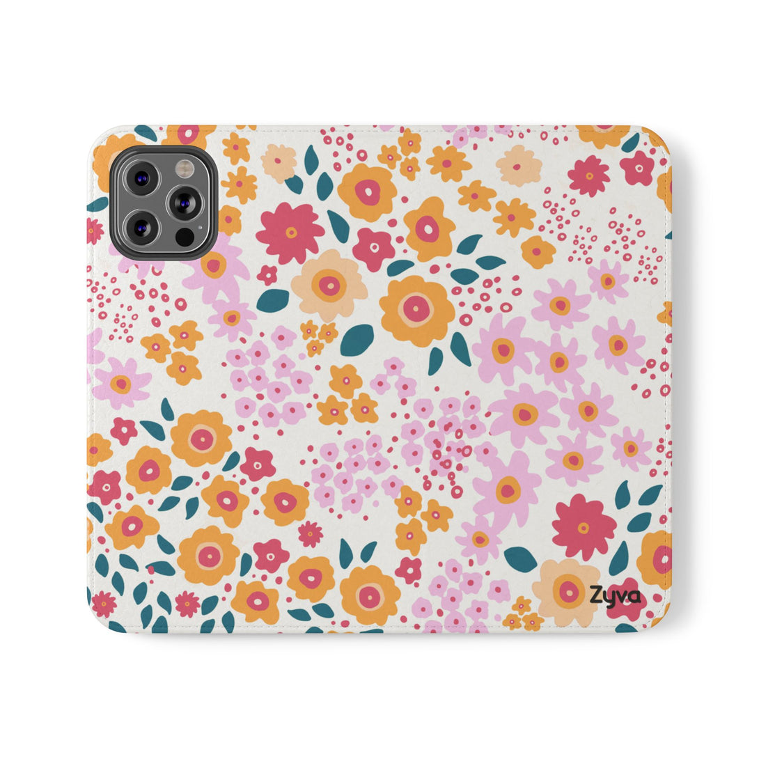 Floral Confetti Phone Folio Case