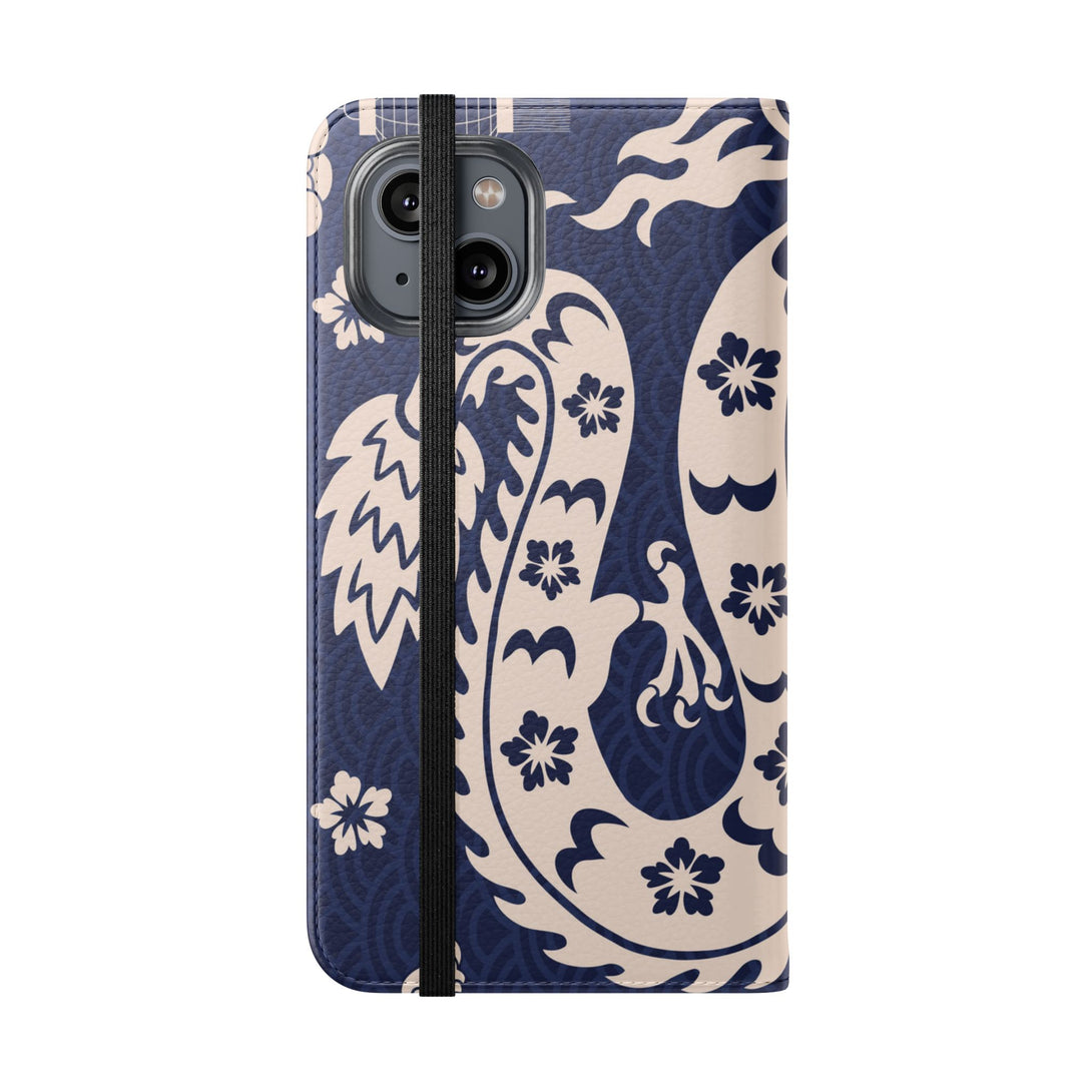 Sakura Serpent Phone Folio Case