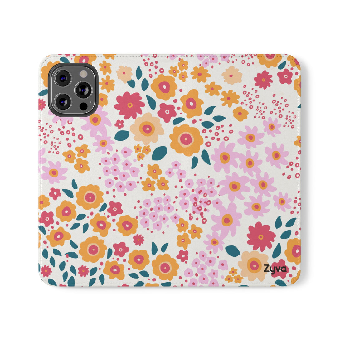 Floral Confetti Phone Folio Case