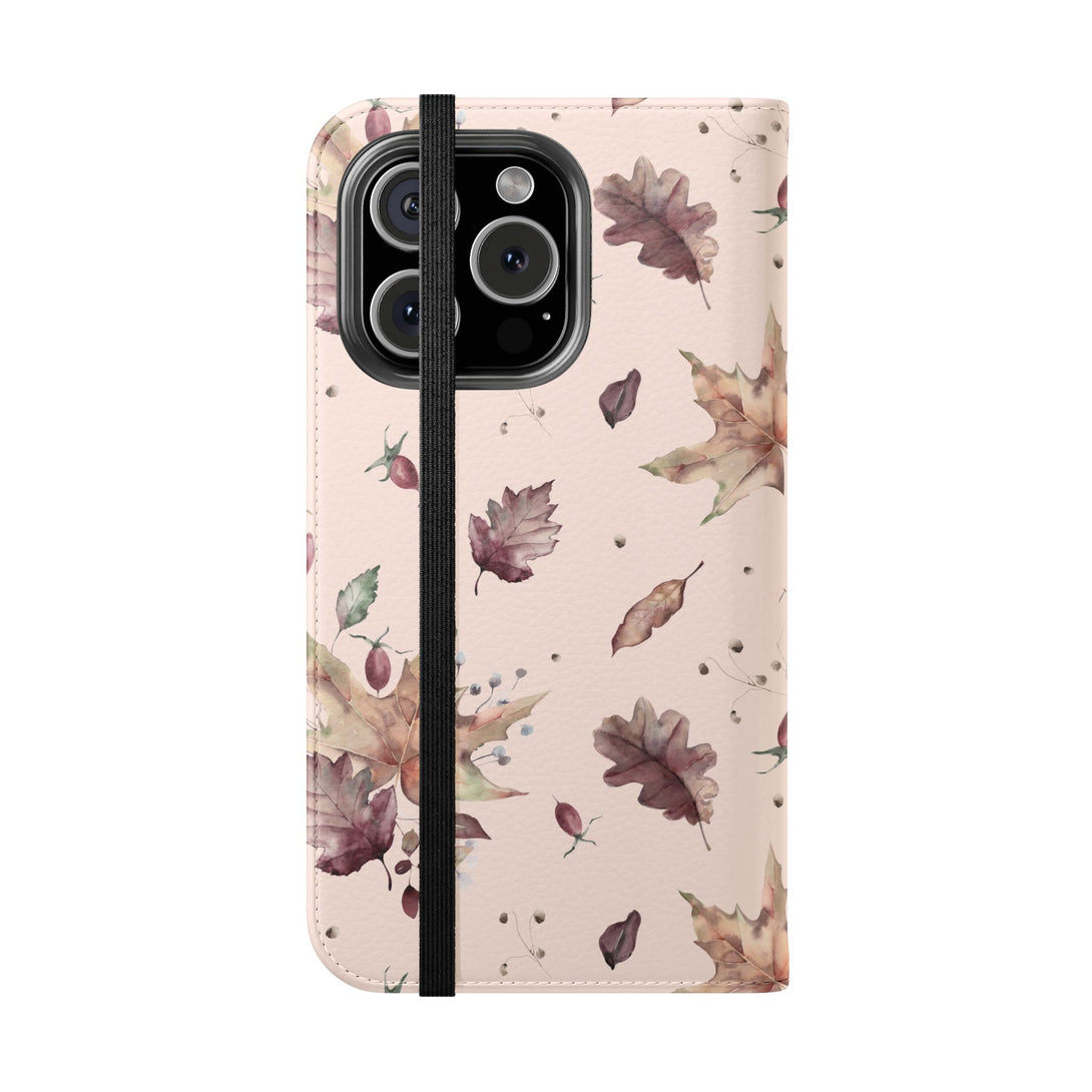 Crimson Crunch Phone Folio Case