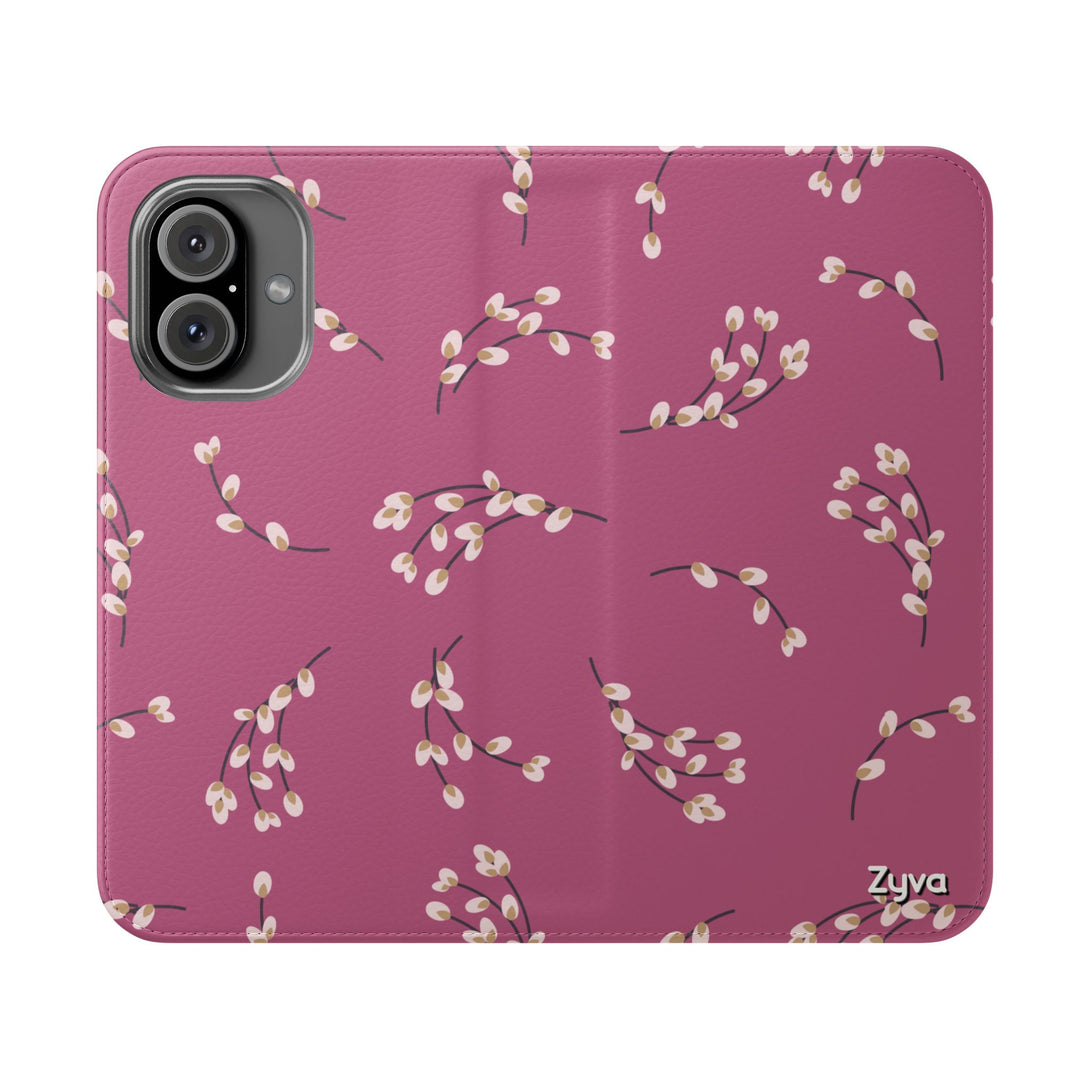 Blush Bloom Phone Folio Case