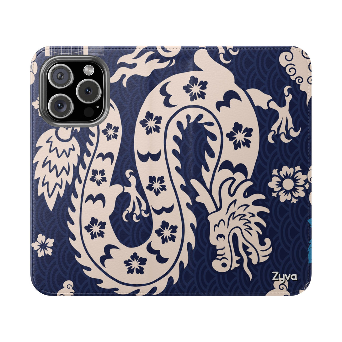 Sakura Serpent Phone Folio Case