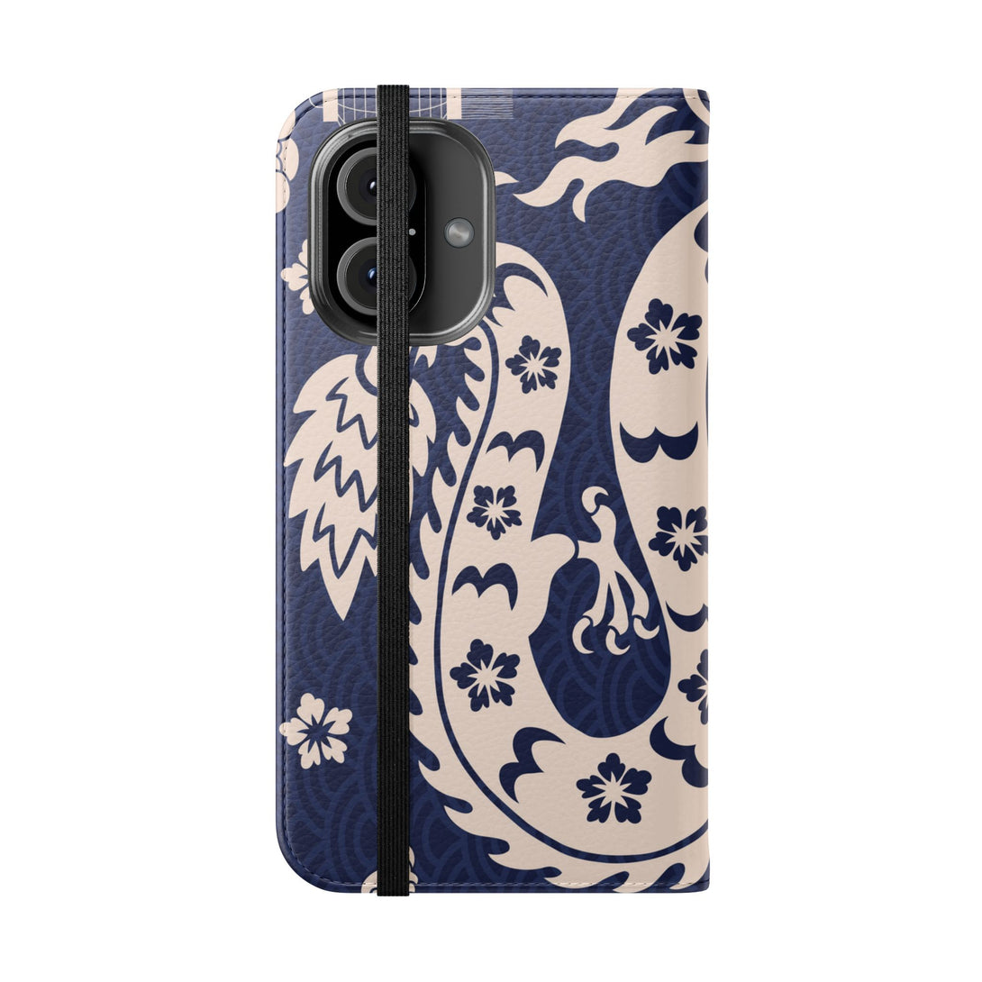 Sakura Serpent Phone Folio Case