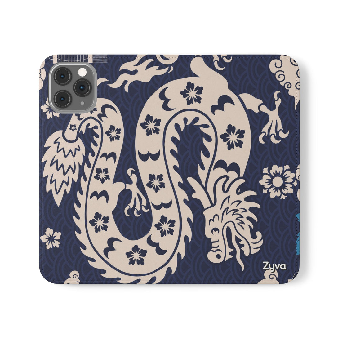 Sakura Serpent Phone Folio Case