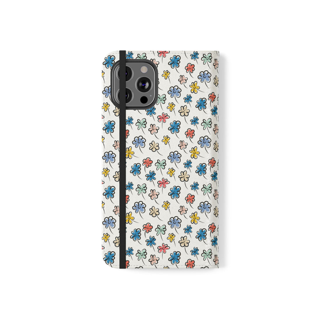 Sunny Scribbles Phone Folio Case