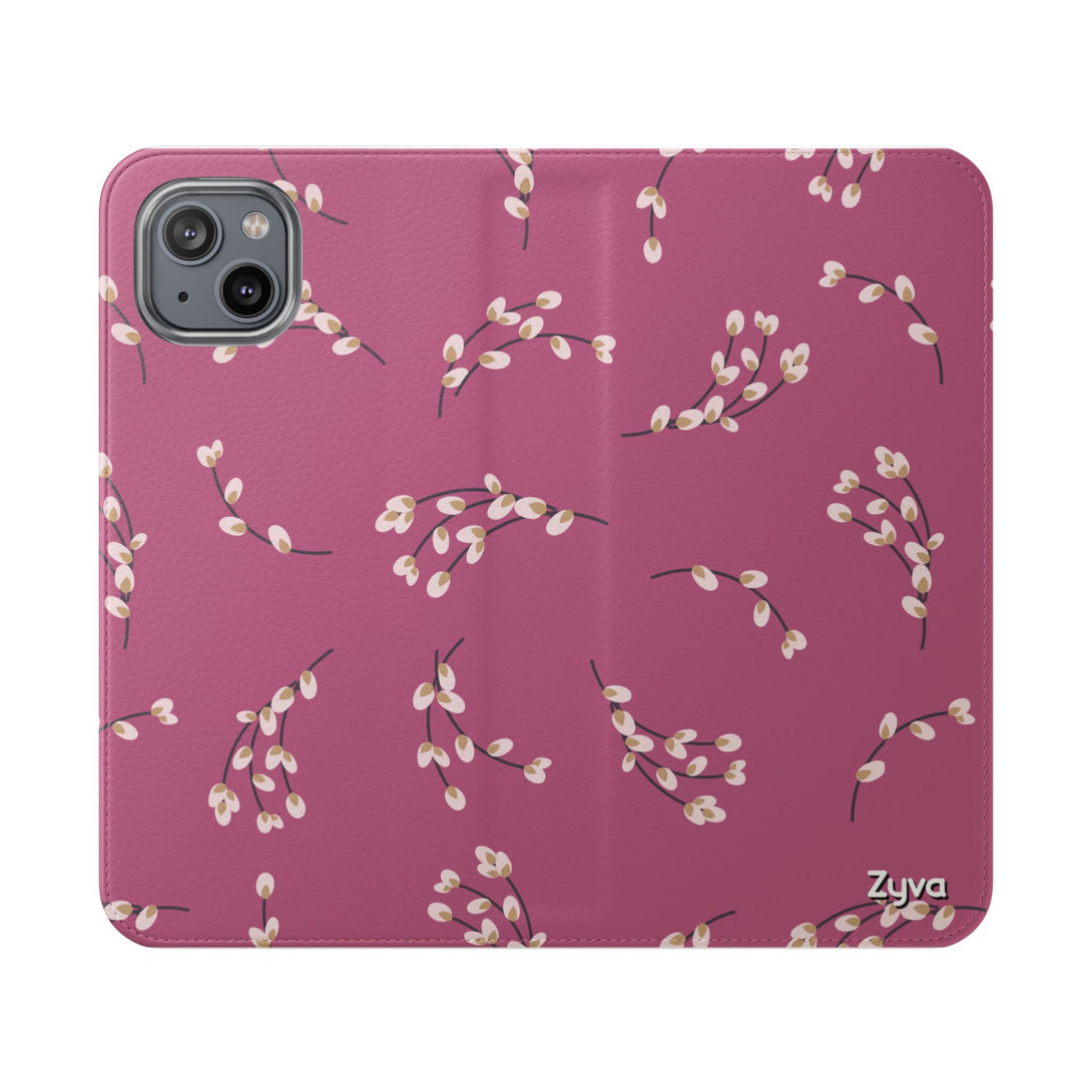 Blush Bloom Phone Folio Case