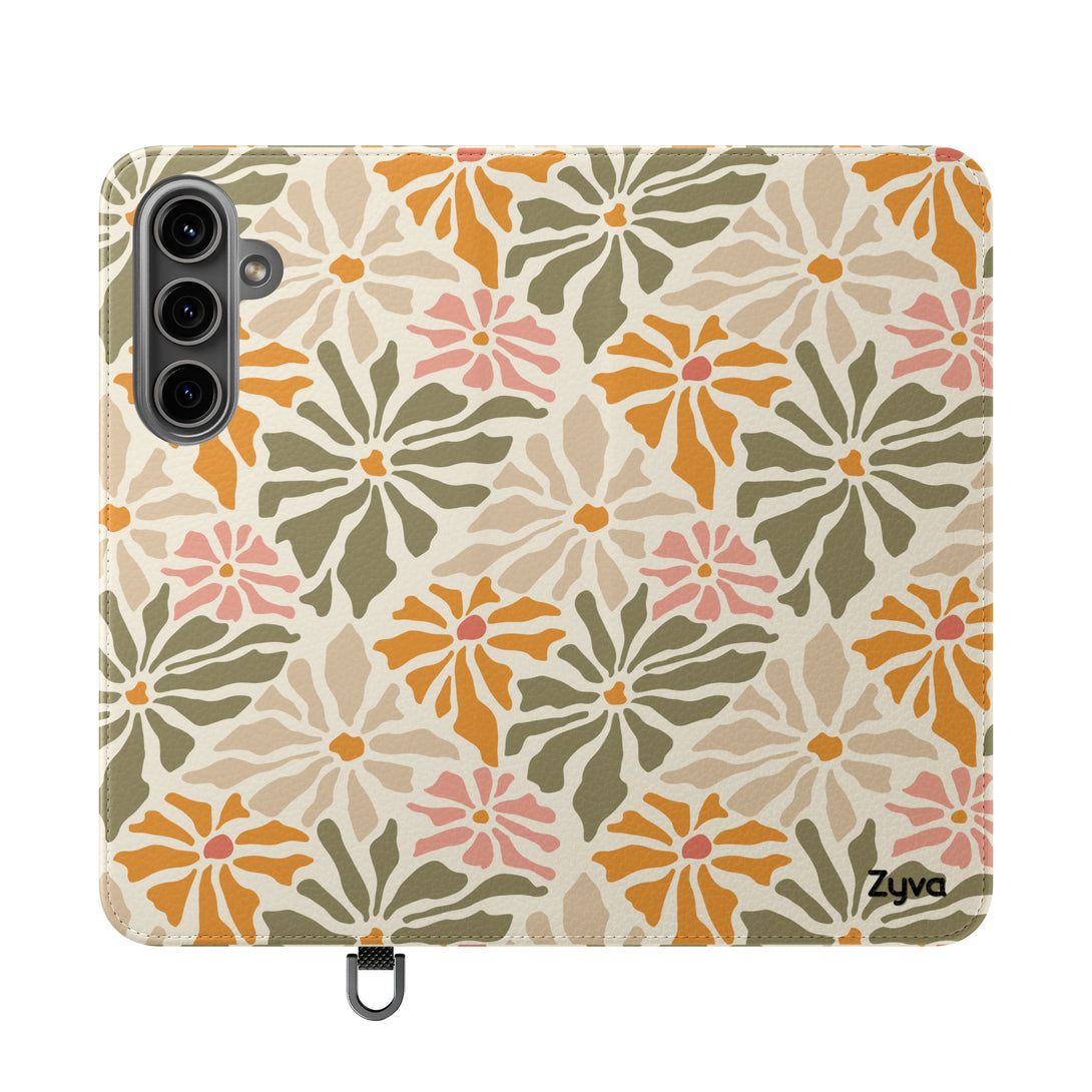 Harvest Bloom Phone Folio Case