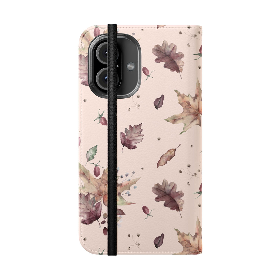 Crimson Crunch Phone Folio Case
