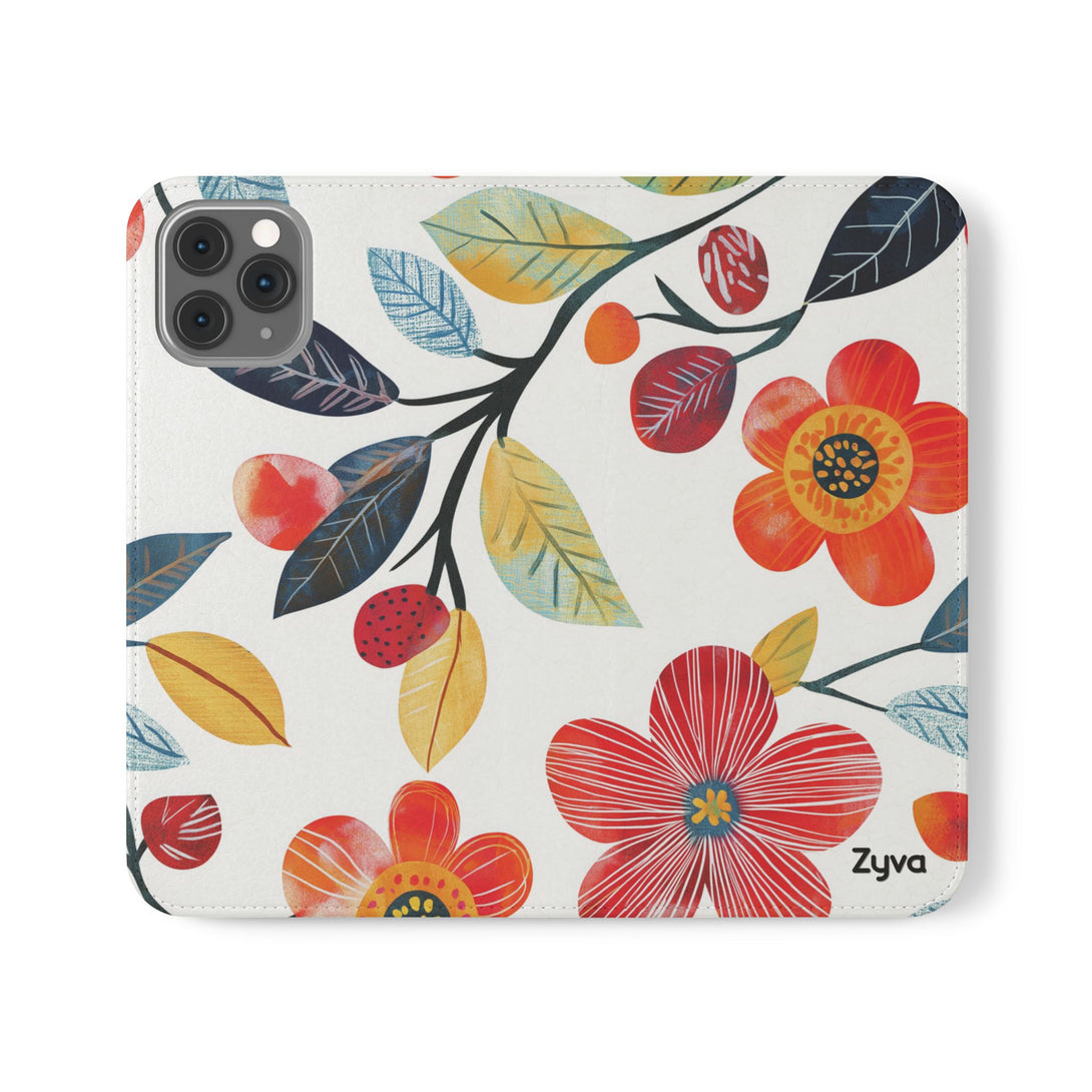Midnight Tropic Phone Folio Case