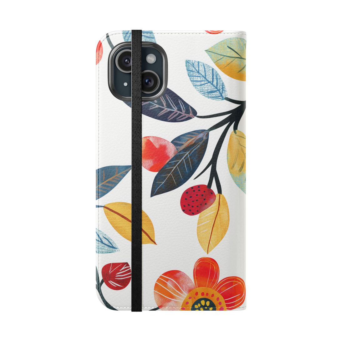 Midnight Tropic Phone Folio Case