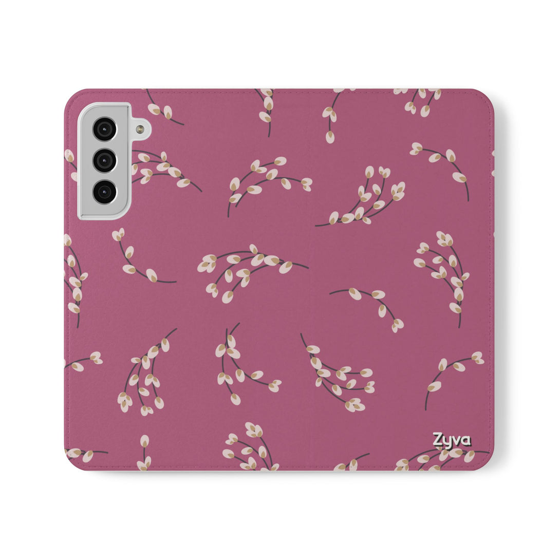 Blush Bloom Phone Folio Case