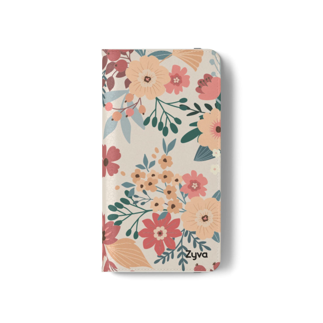 Vintage Bloom Phone Folio Case