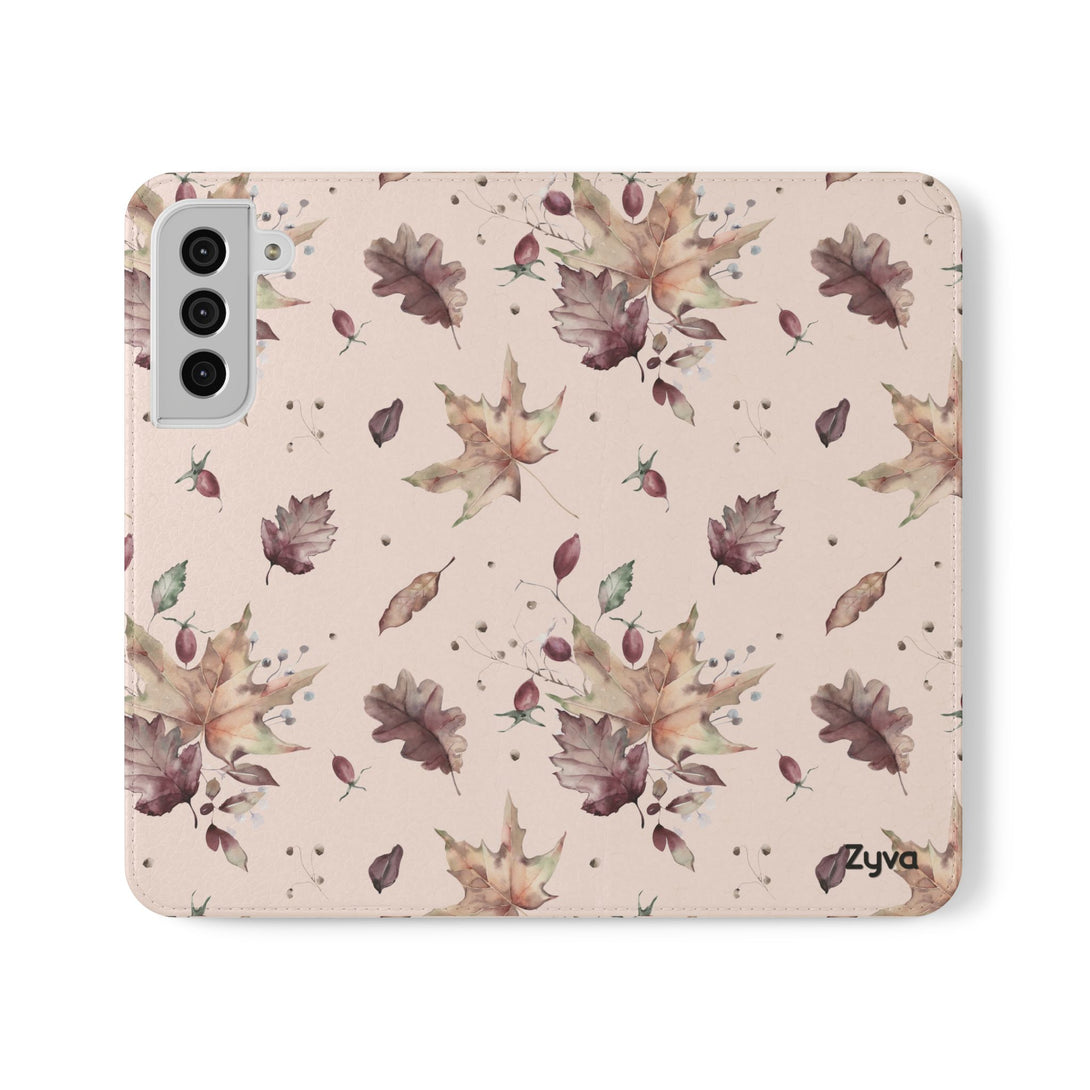 Crimson Crunch Phone Folio Case