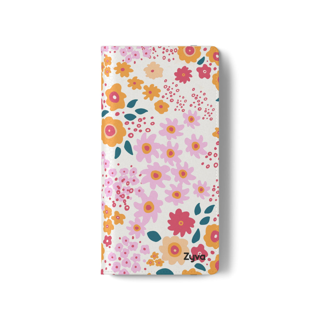 Floral Confetti Phone Folio Case