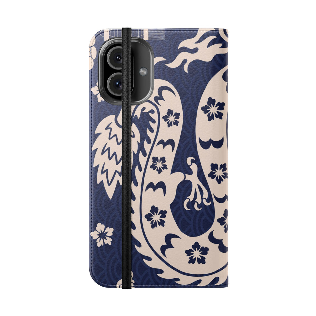 Sakura Serpent Phone Folio Case