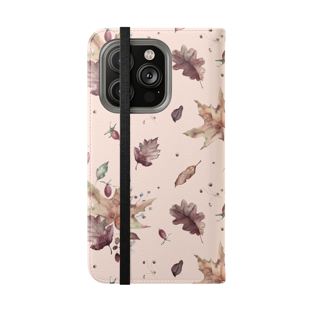 Crimson Crunch Phone Folio Case