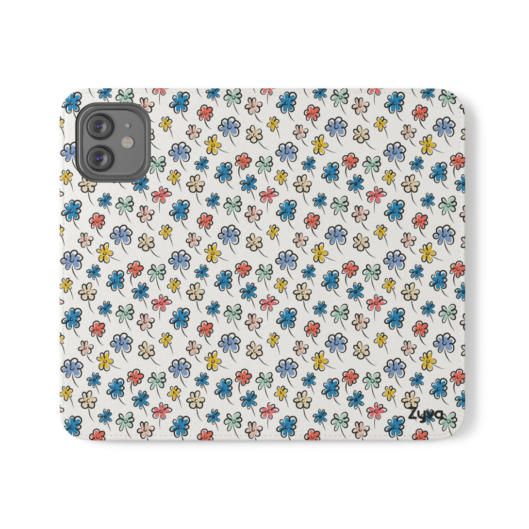 Sunny Scribbles Phone Folio Case