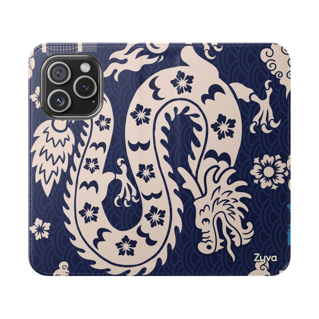 Sakura Serpent Phone Folio Case