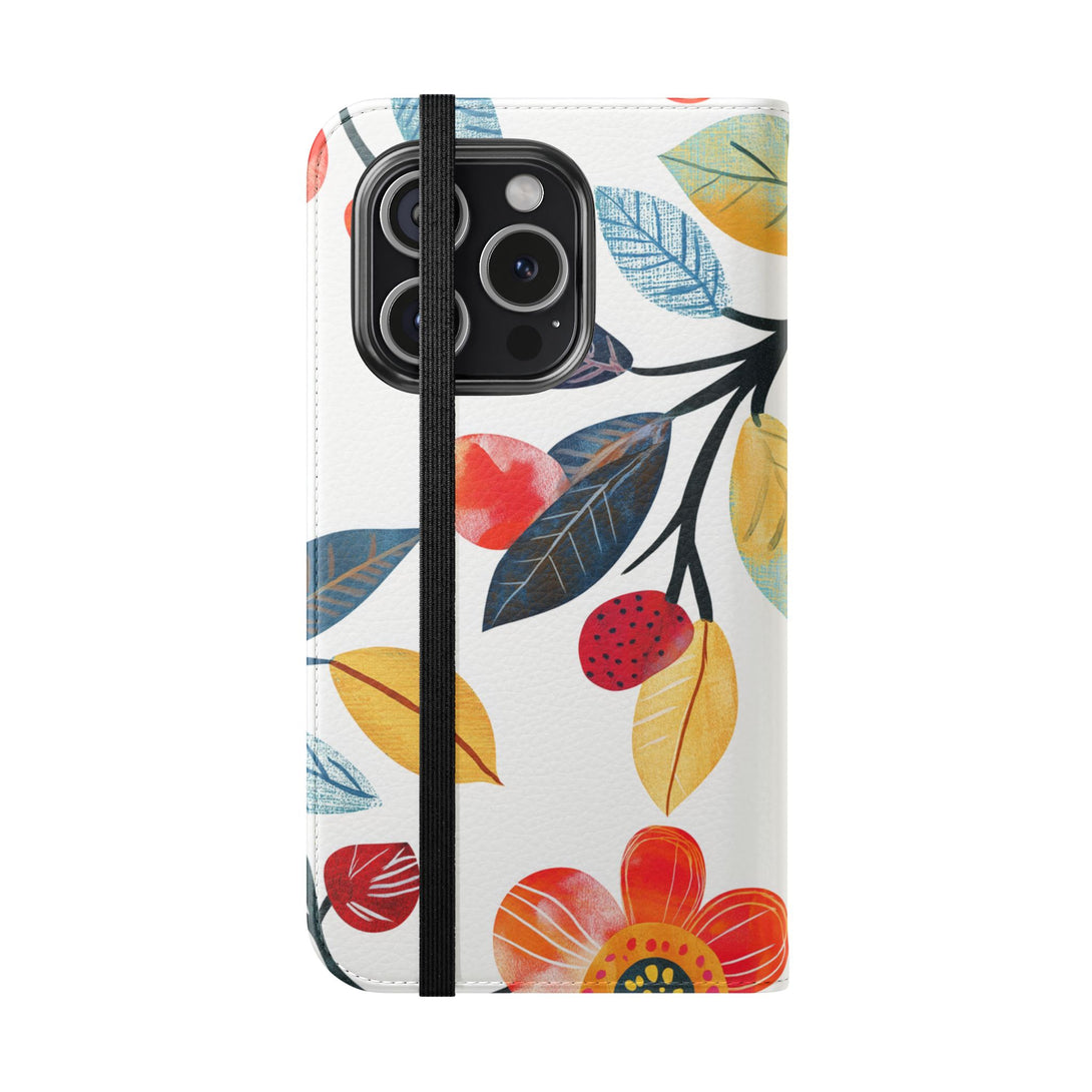 Midnight Tropic Phone Folio Case