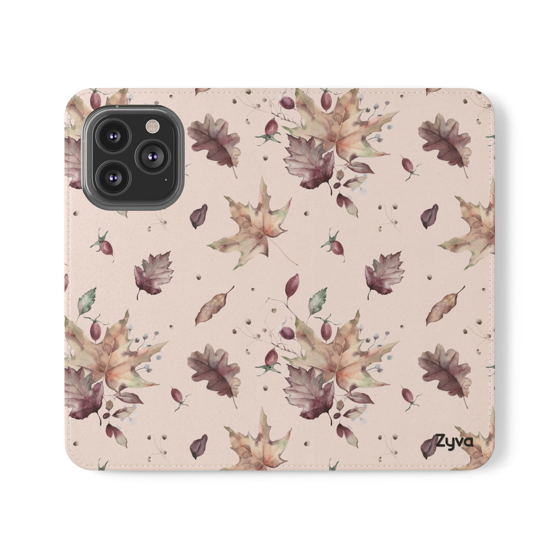 Crimson Crunch Phone Folio Case