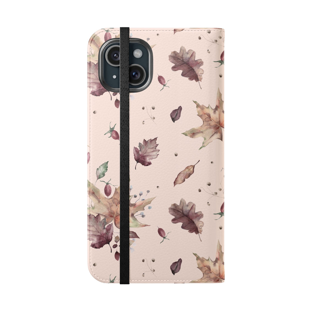 Crimson Crunch Phone Folio Case