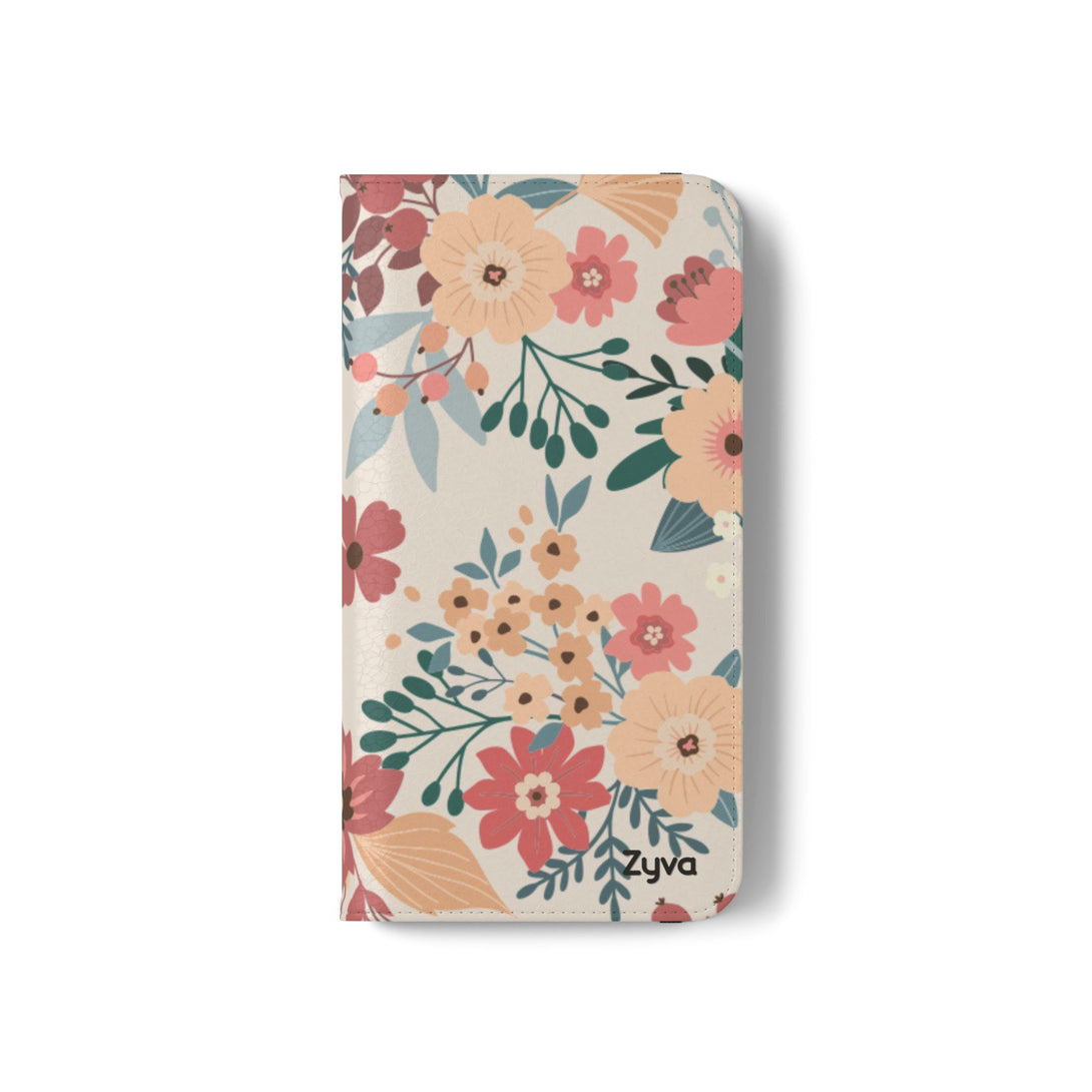 Vintage Bloom Phone Folio Case
