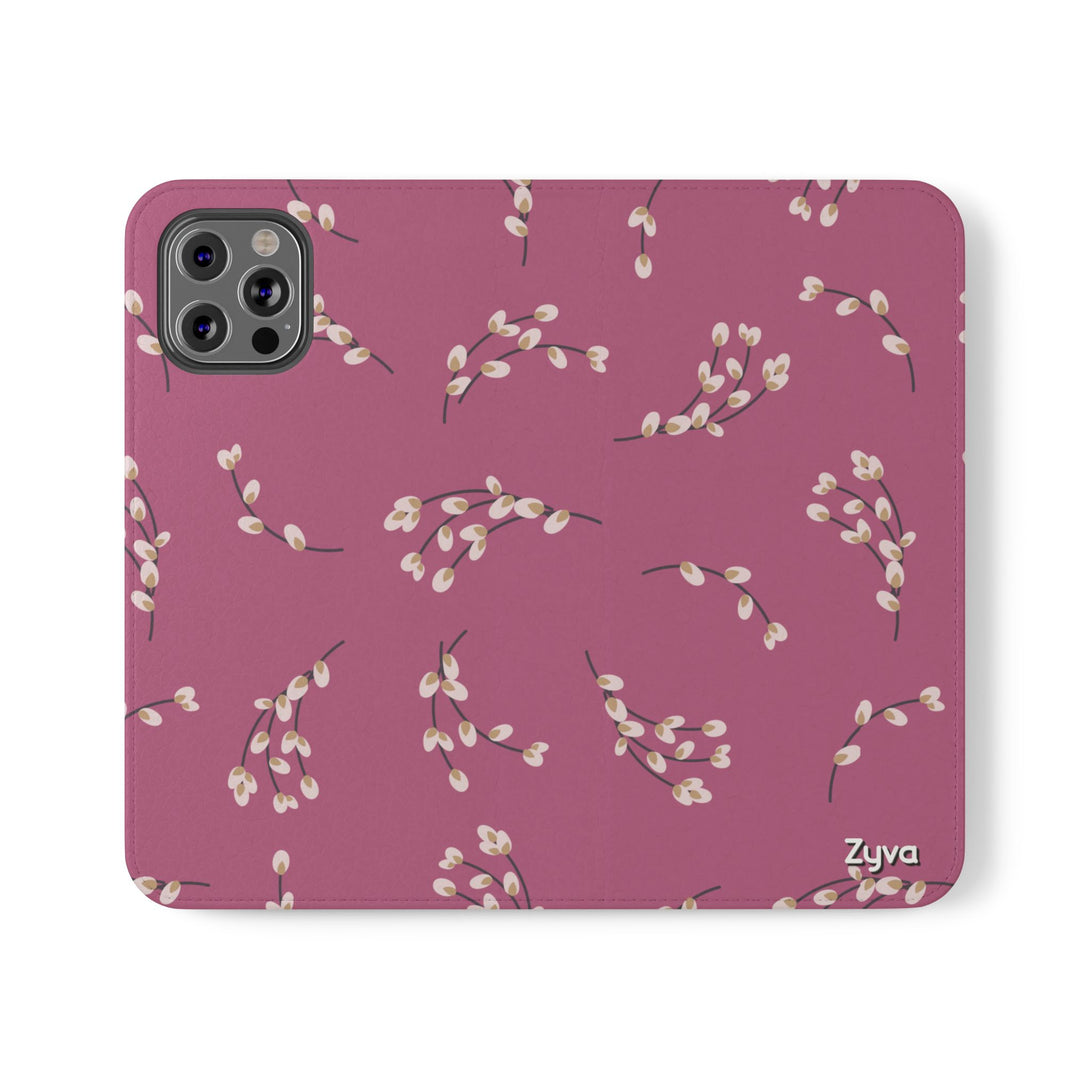 Blush Bloom Phone Folio Case