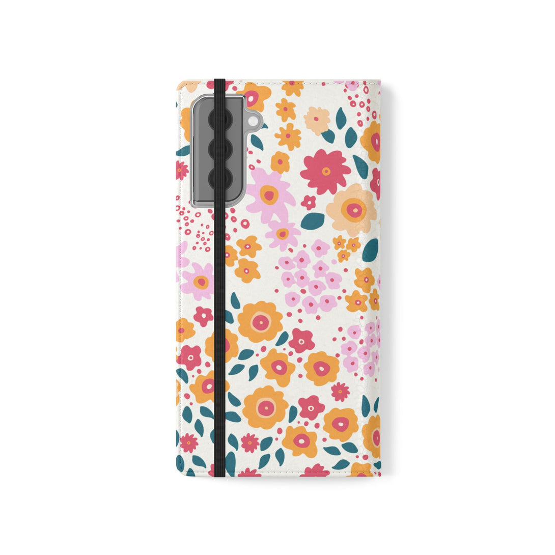Floral Confetti Phone Folio Case
