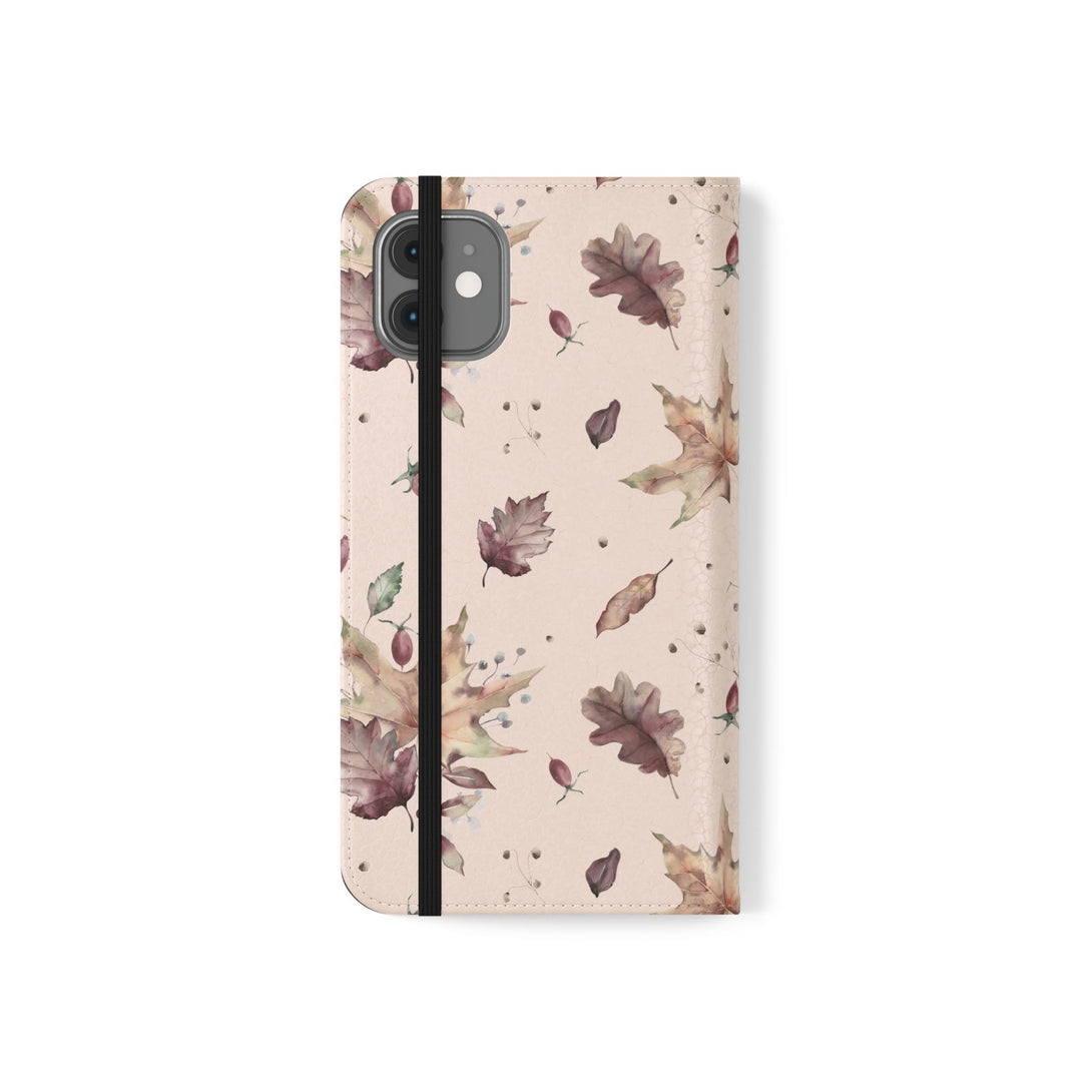 Crimson Crunch Phone Folio Case