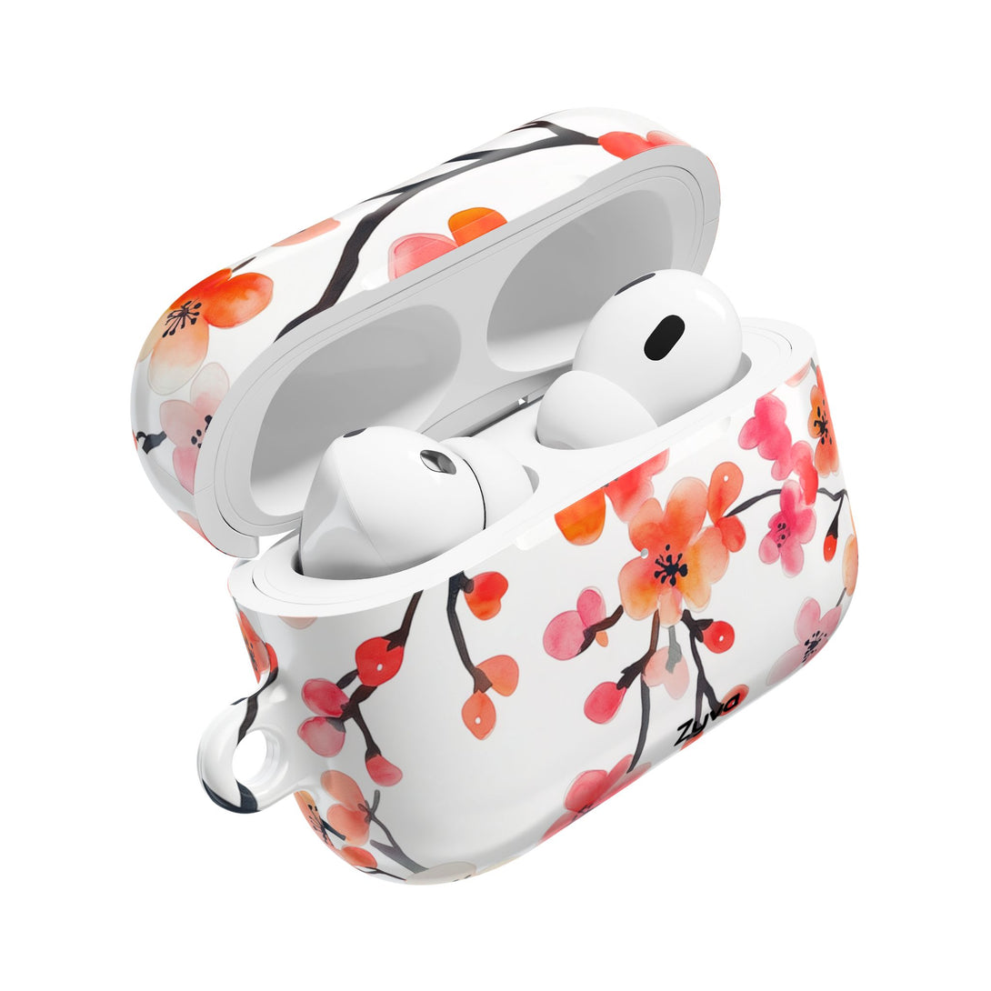 Red Florals AirPod Case