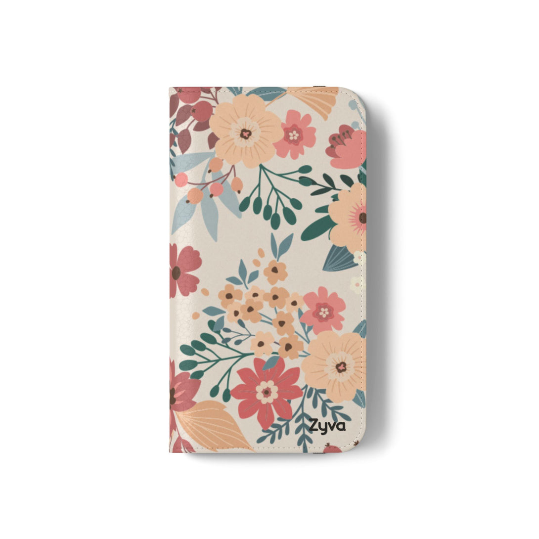 Vintage Bloom Phone Folio Case