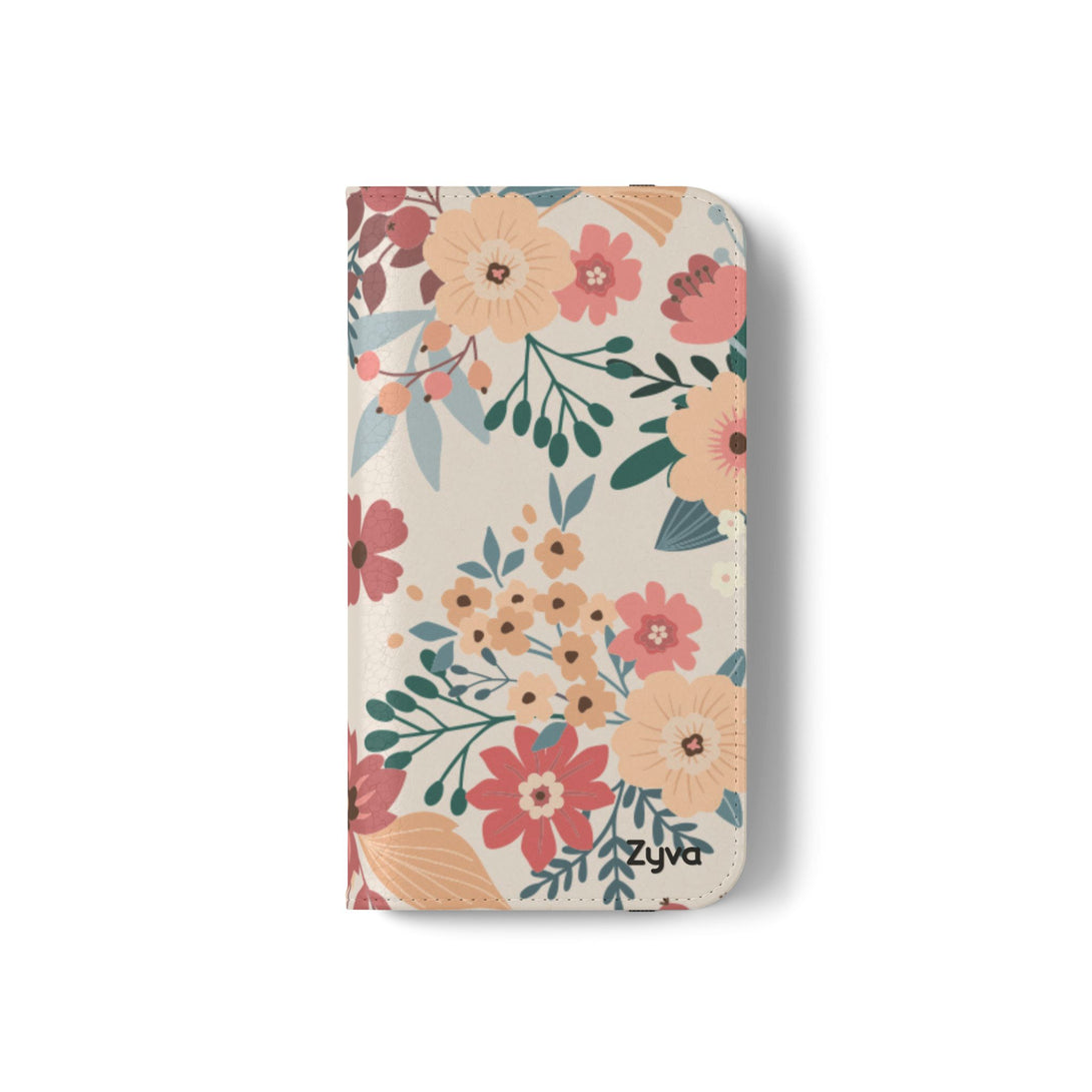 Vintage Bloom Phone Folio Case