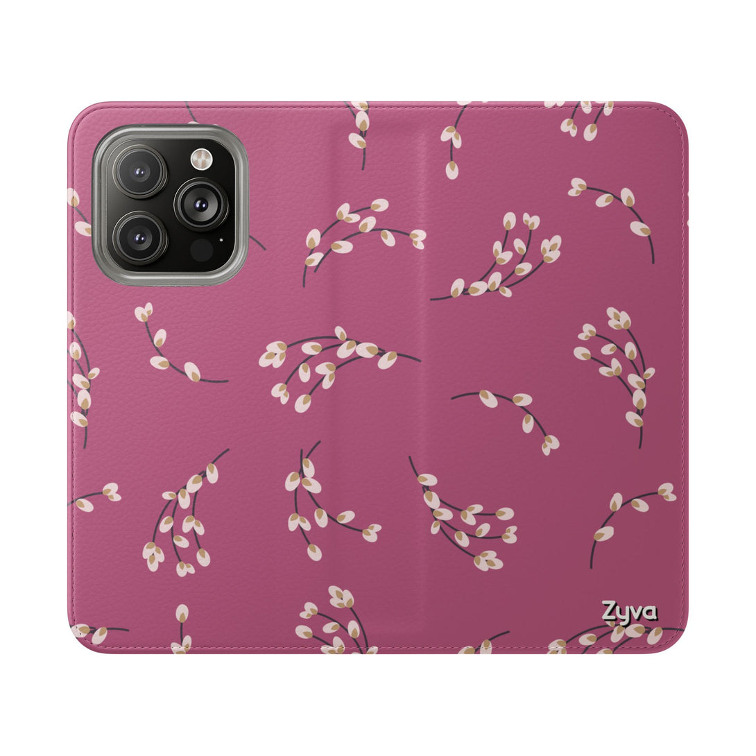 Blush Bloom Phone Folio Case
