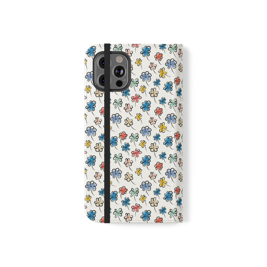 Sunny Scribbles Phone Folio Case