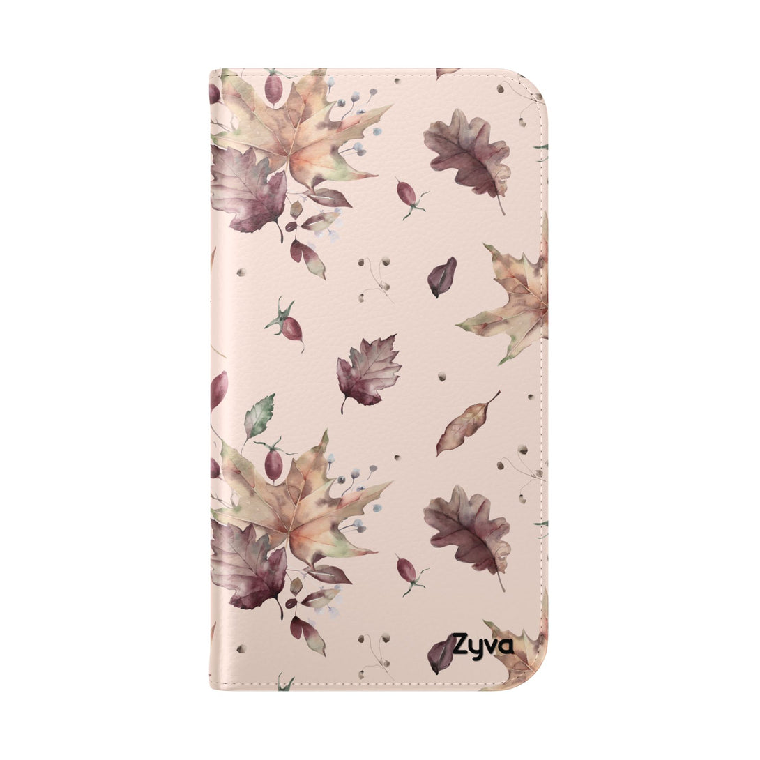 Crimson Crunch Phone Folio Case
