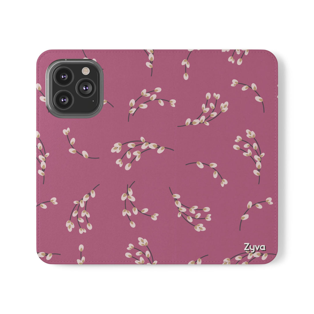 Blush Bloom Phone Folio Case
