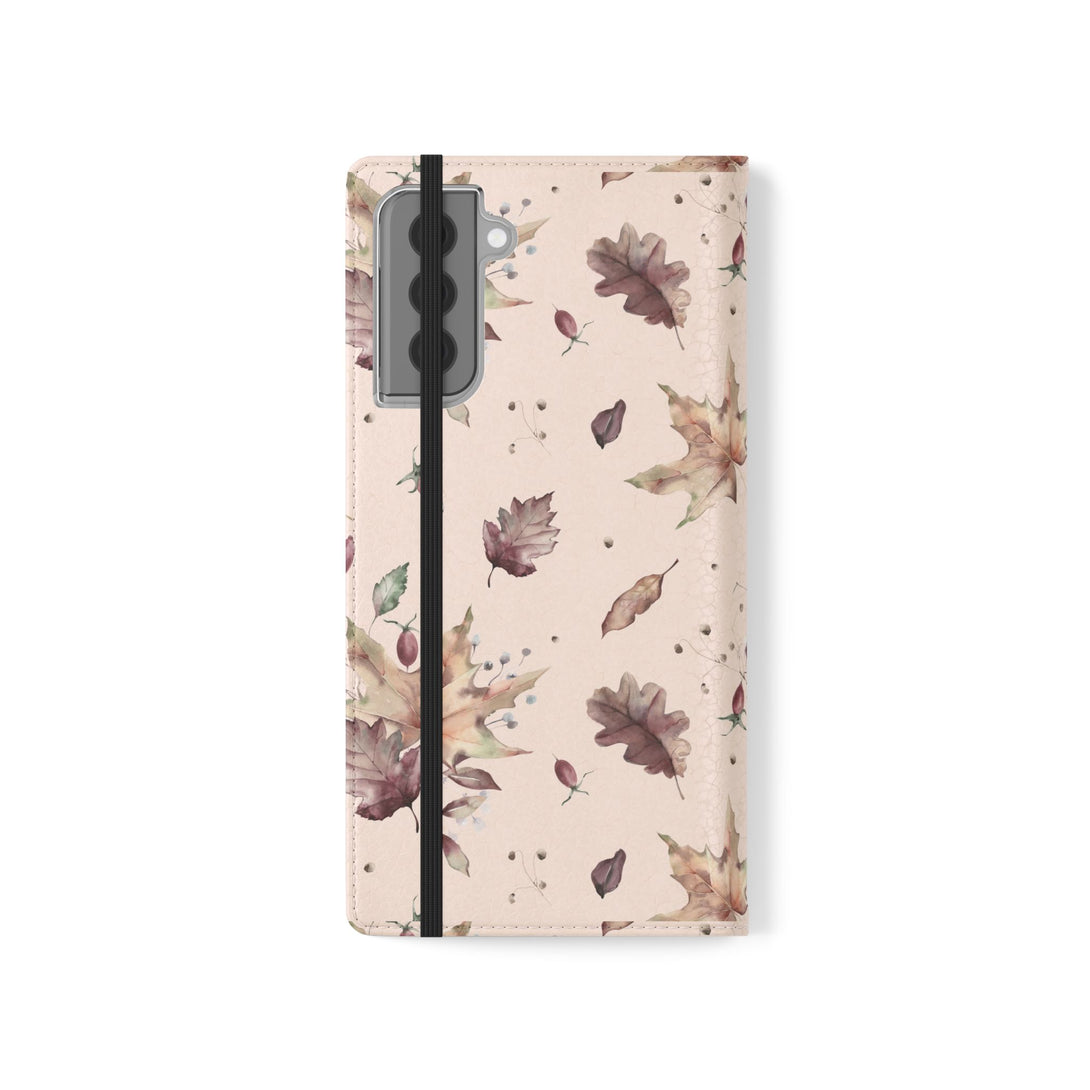 Crimson Crunch Phone Folio Case