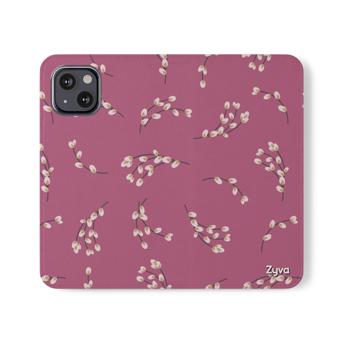 Blush Bloom Phone Folio Case