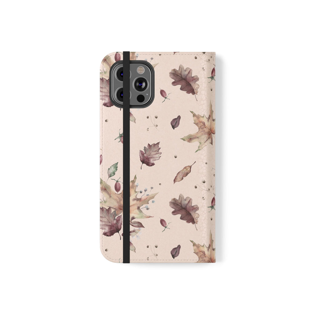 Crimson Crunch Phone Folio Case