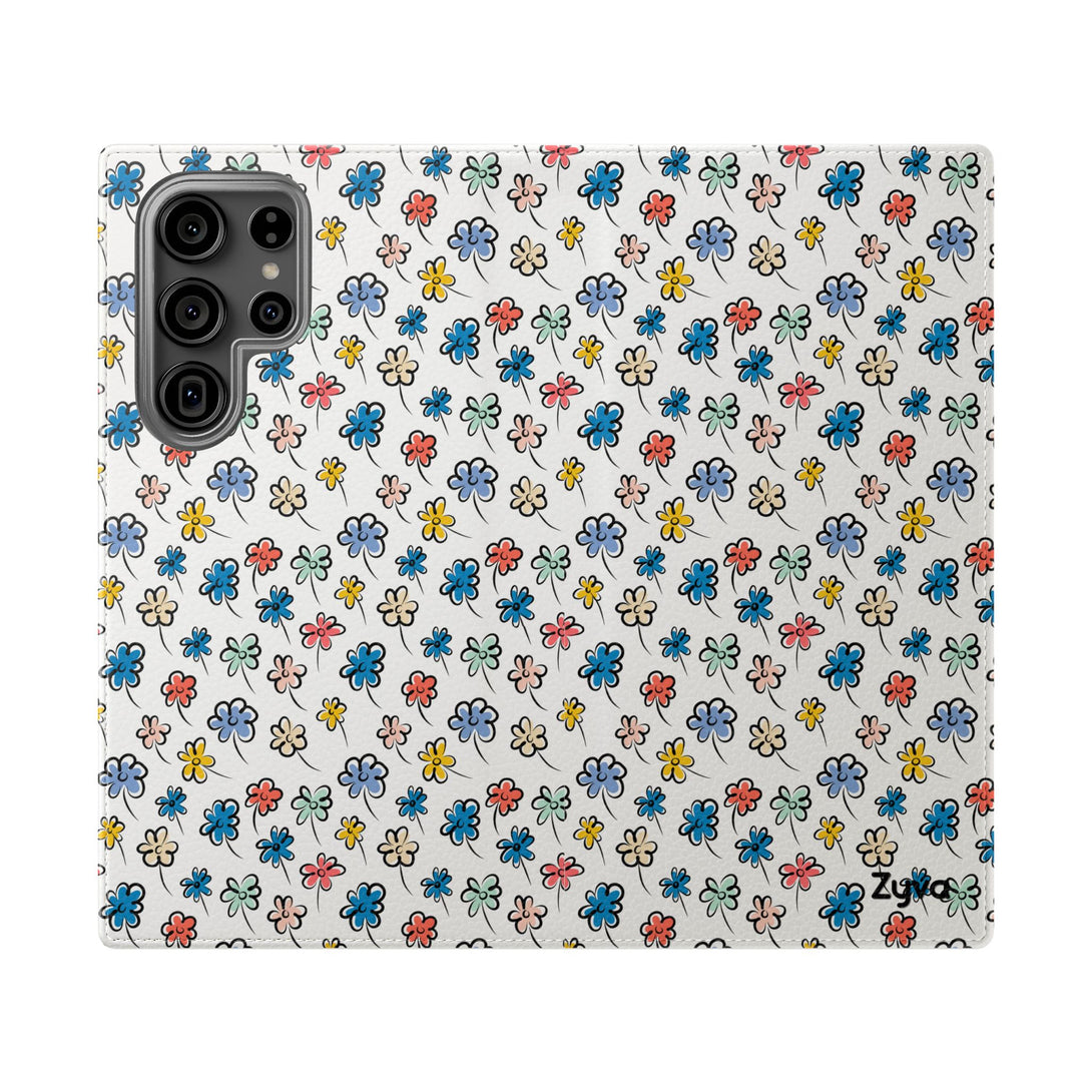 Sunny Scribbles Phone Folio Case