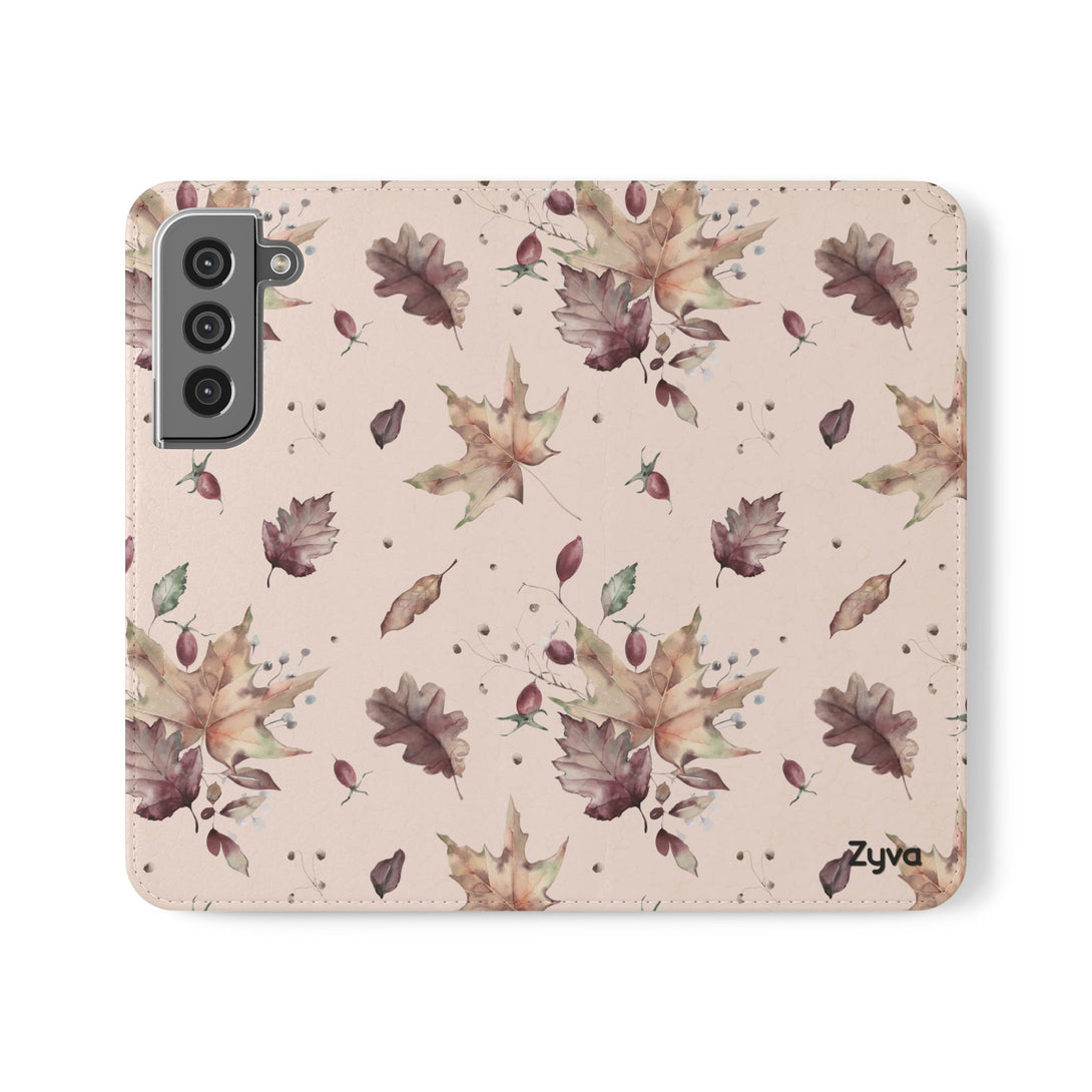 Crimson Crunch Phone Folio Case