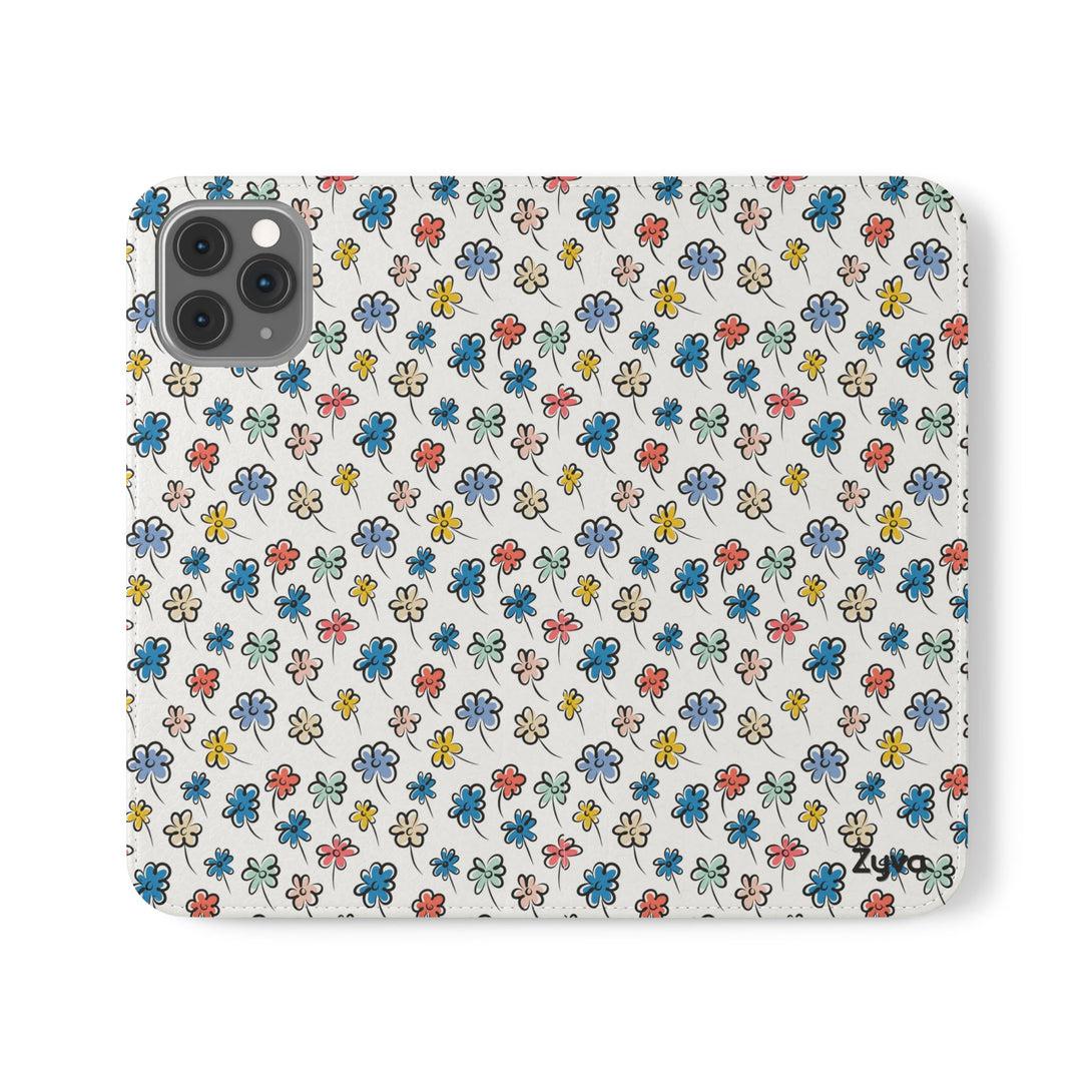 Sunny Scribbles Phone Folio Case