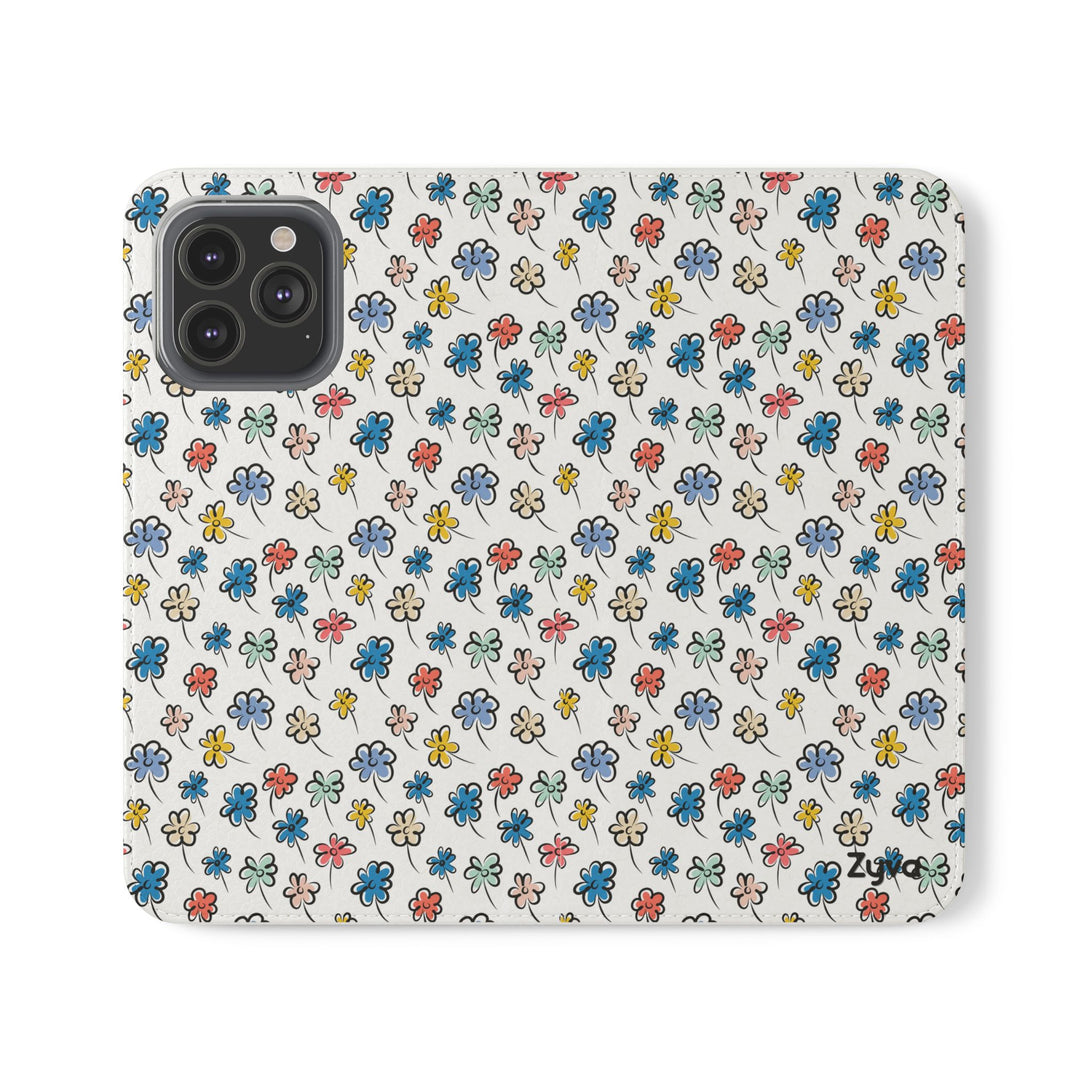 Sunny Scribbles Phone Folio Case