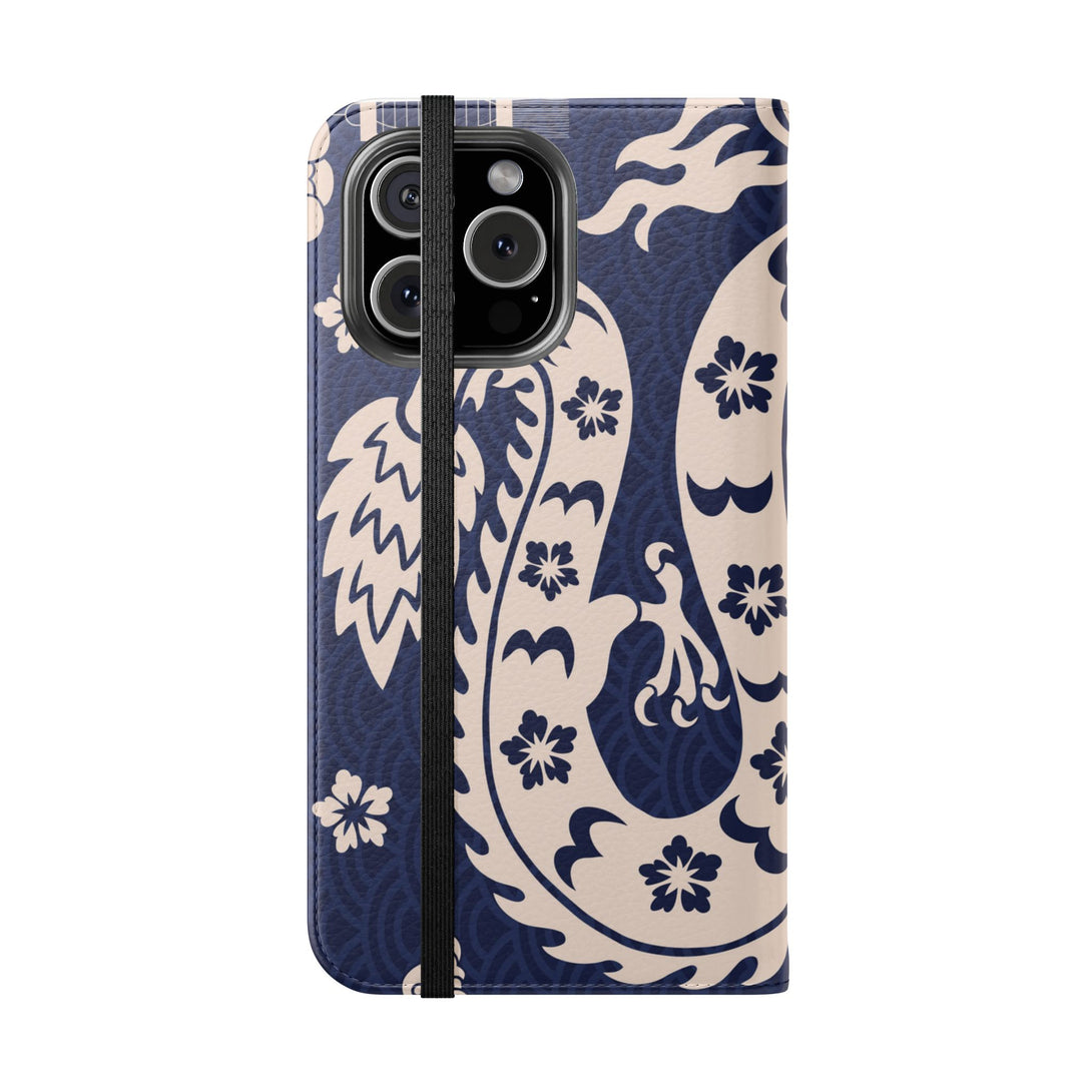 Sakura Serpent Phone Folio Case