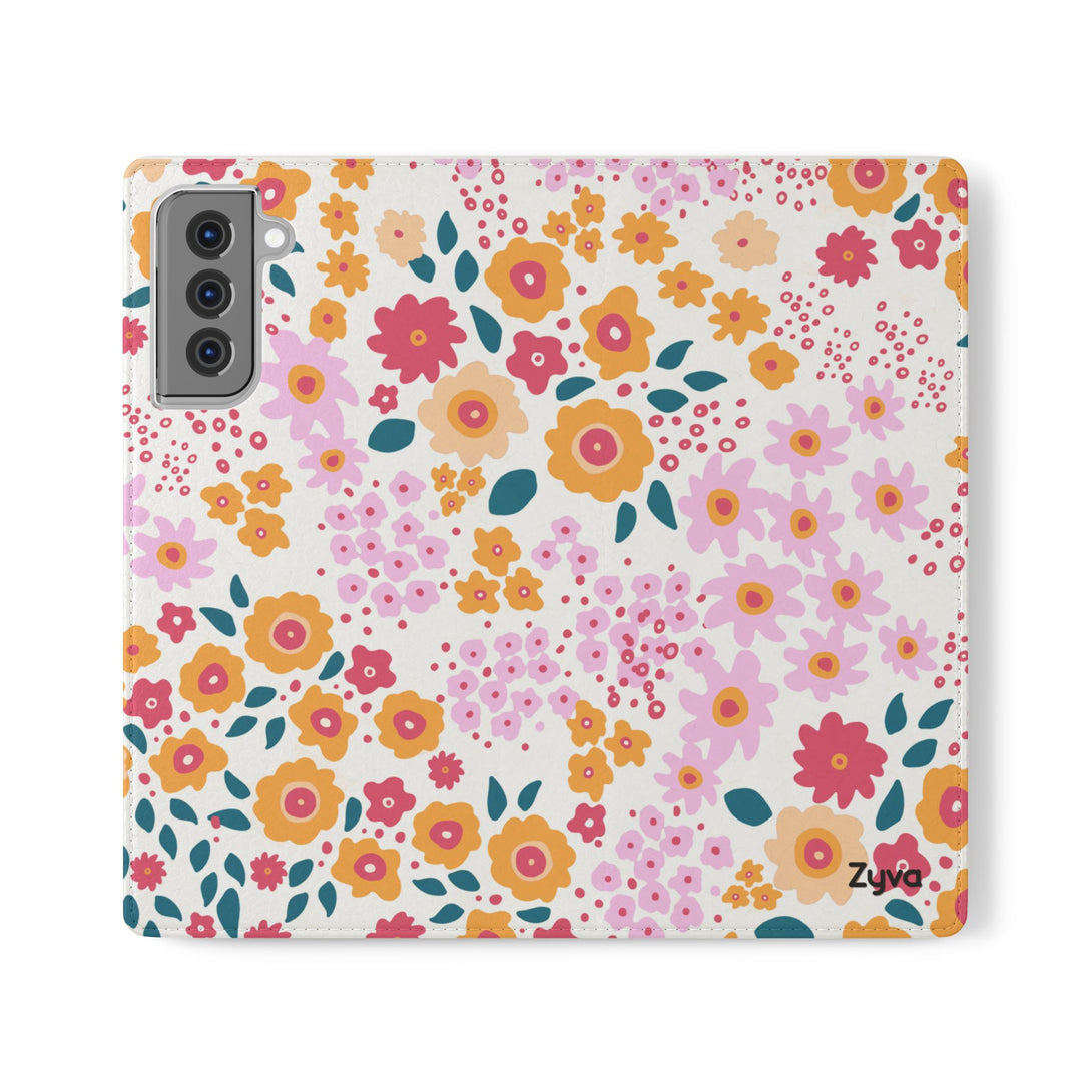 Floral Confetti Phone Folio Case