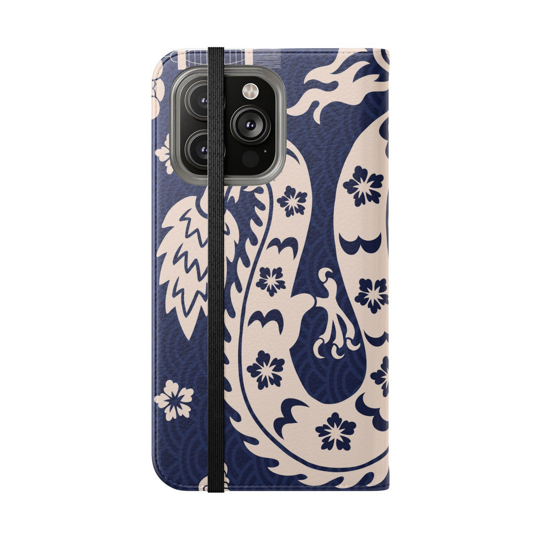 Sakura Serpent Phone Folio Case