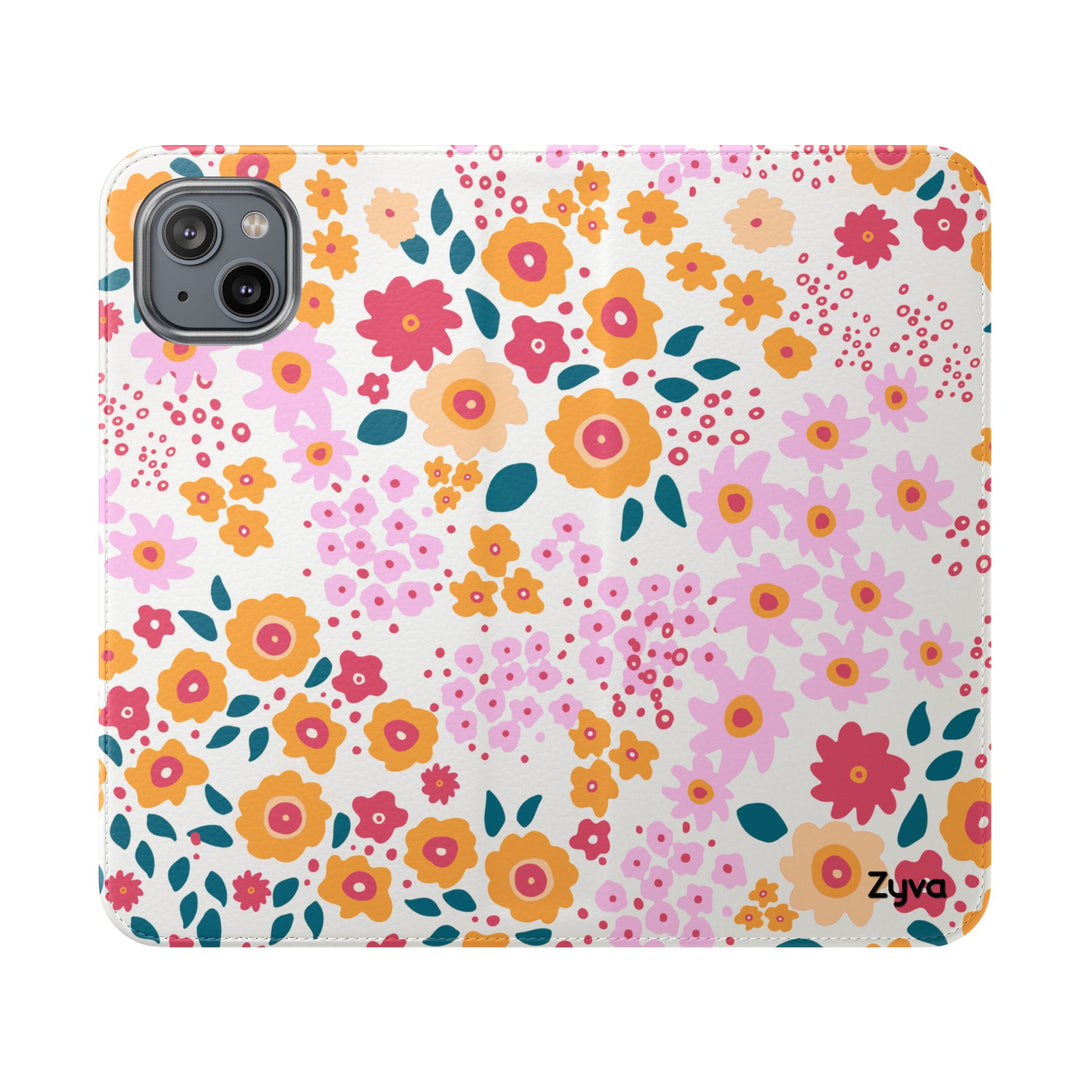 Floral Confetti Phone Folio Case